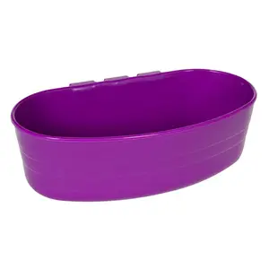 Plastic Cage Cup Purple 1 pt