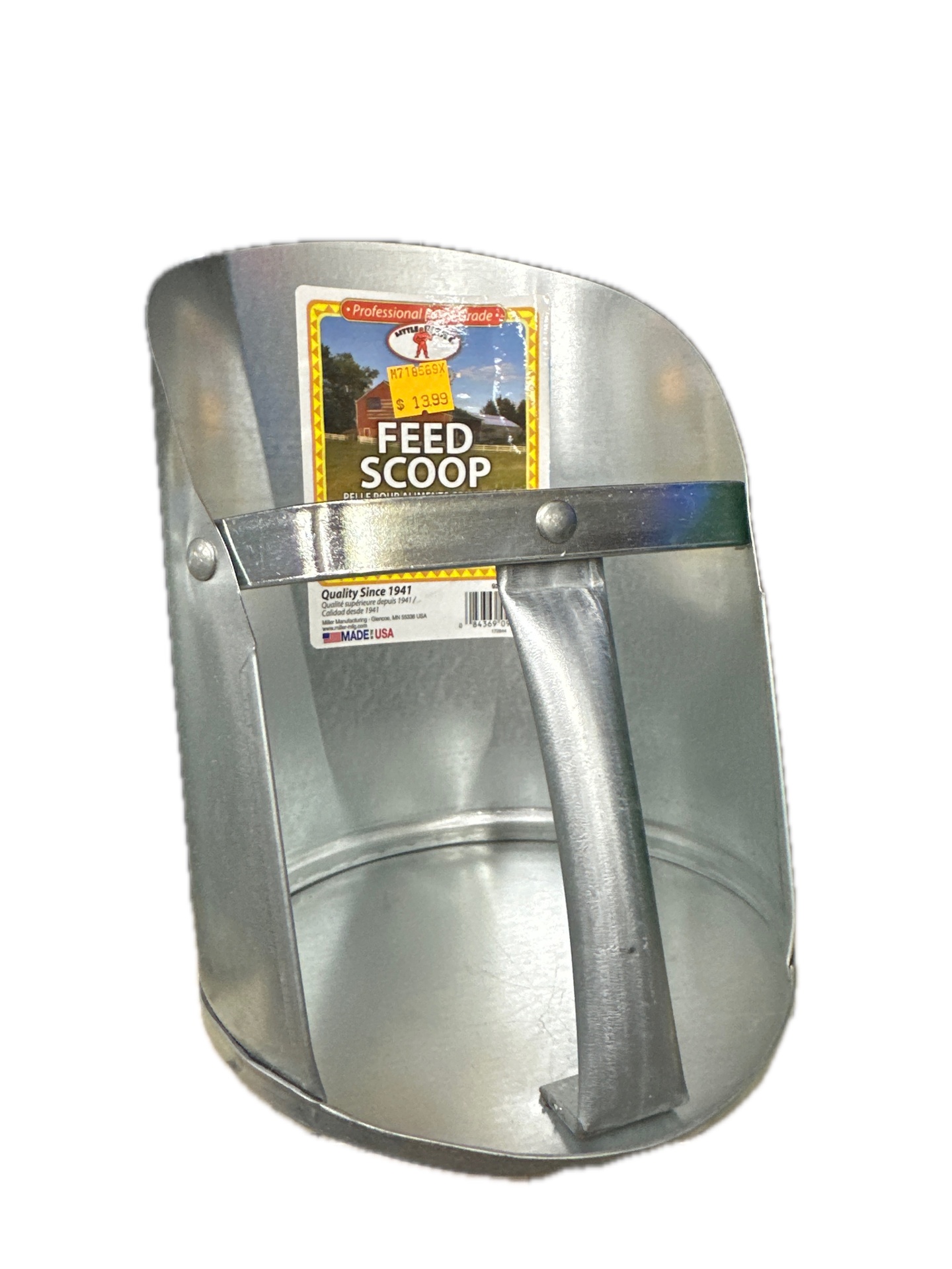 Silver Feed Scoop Little Giant 3 Qt