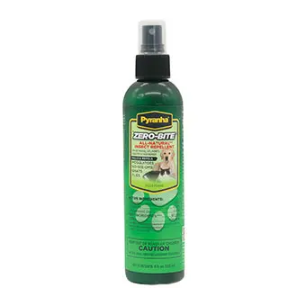 Pyranha Zero-Bite Natural Flea & Tick Spray 8 oz