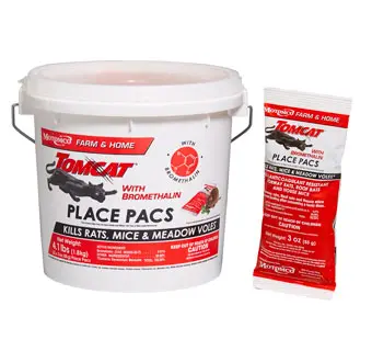 Tomcat with Bromethalin Place Pacs for Rats and Mice 3 oz