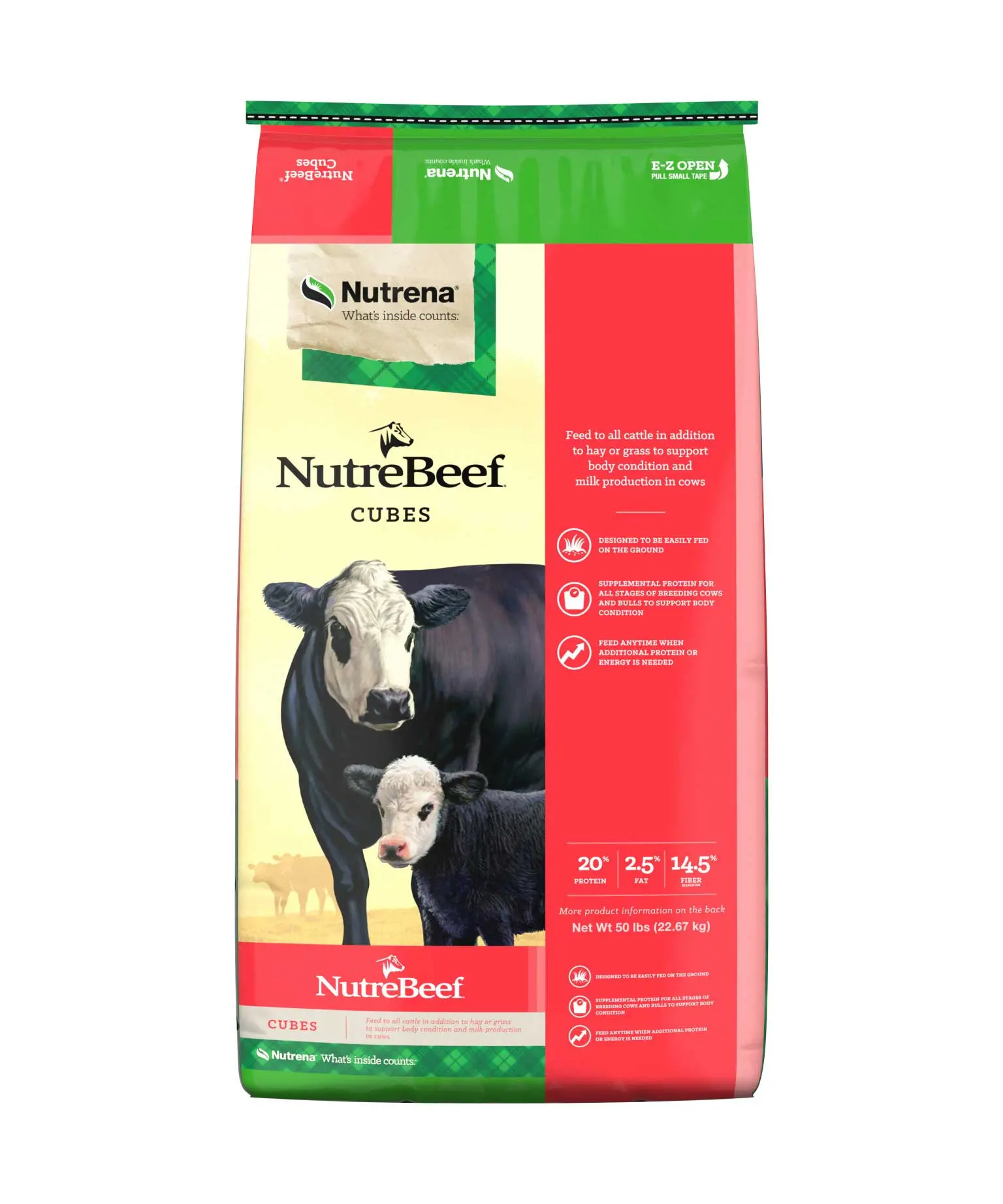 Nutri-Beef 20% All Natural Cattle Cubes