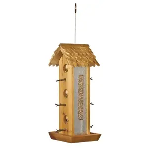 Perky-Pet Tin Jay Wood Bird Feeder
