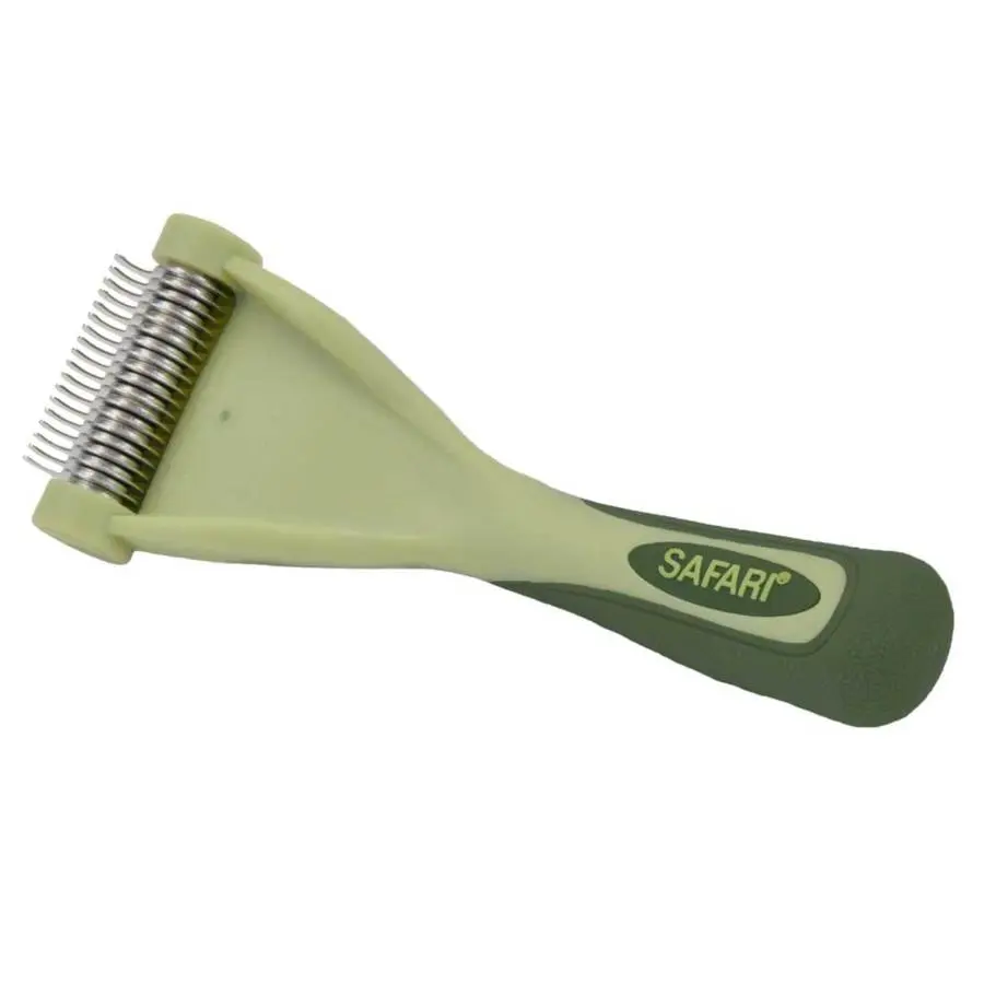 Safari Shed Magic De-Shedding Tool for Cats with Medium / Long Hair
