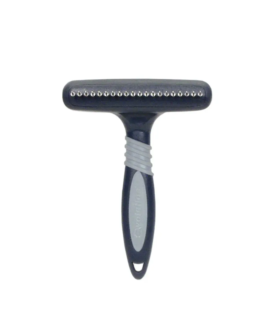 Evolution Dog Undercoat Rake with Rotating Pins