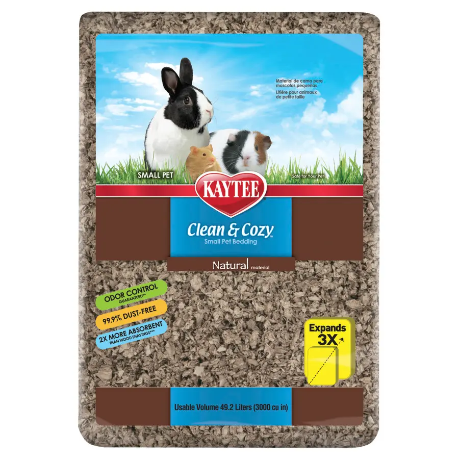 3000 cu in Kaytee Clean & Cozy Natural Paper Bedding