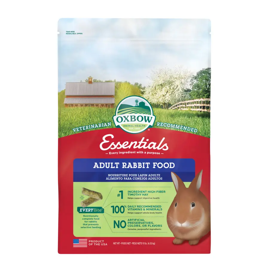 Oxbow Animal Health Essentials Adult Rabbit Food 10 lb