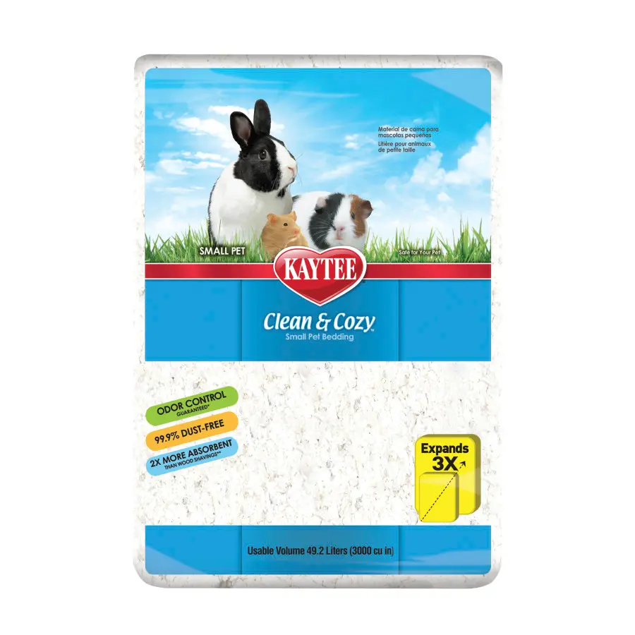 49.2 l Kaytee Clean & Cozy White Paper Bedding