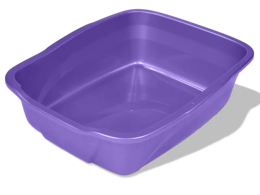 Van Ness Plastics Cat Litter Pan Blue Lg