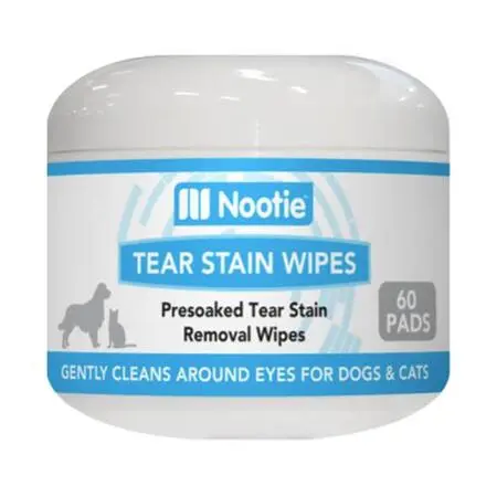 Nootie Dog Grooming Wipes Tear Stain 60 Count