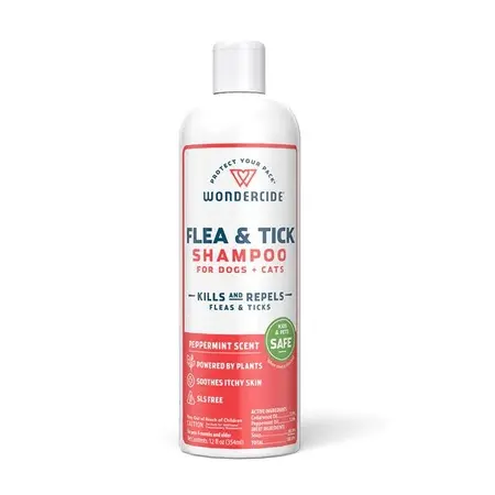 Wondercide Flea & Tick Shampoo Peppermint 12 oz