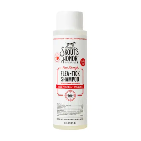 Skout's Honor Dog Grooming Flea & Tick Shampoo 16 oz