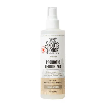 Skout's Honor Dog Grooming Probiotic Deodorizer Dog of the Wood 8 oz