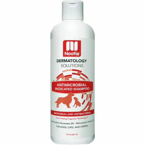 Nootie Dog Grooming Medicated Shampoo Antimicrobial Soft Lily Passion 8 oz
