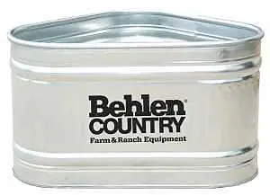Behlen Country Tall Stock Tank, Triangle Steel, Galvanized 60 gal