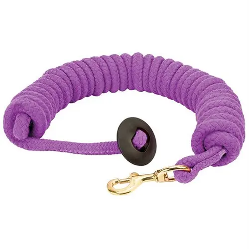 Rounded Cotton Lunge Line with 225 Snap, 3 / 4" X 25' Purple Jazz