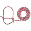 Cattle Rope Halter, Hot Pink / Coral / Mint