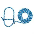 Cattle Rope Halter, Dark Blue / Turquoise / Gray
