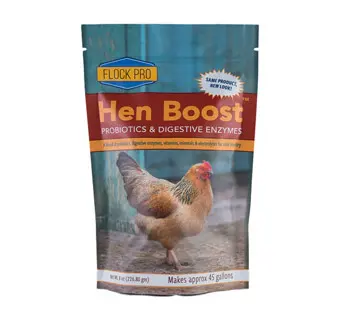 FLOCK PRO™ HEN BOOST™ PROBIOTIC SUPPLEMENT 1.12-1.17% SODIUM BAG 8 OZ