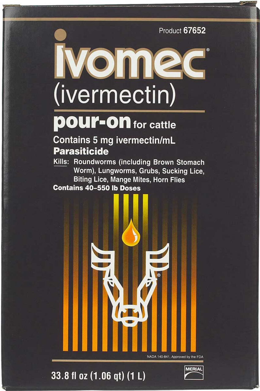 Ivomec® Pour-On for Cattle Parasiticide (Ivermectin) 1 Liter