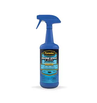 Pyranha Equine Spray & Wipe Water Base 32 oz