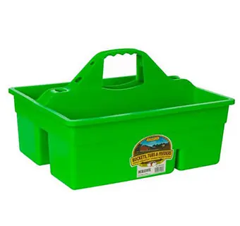 Plastic Dura Tote - Lime Green