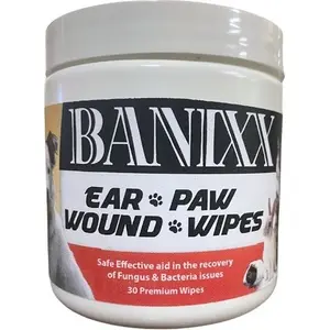 Banixx Ear, Paw, & Wound Wipes - 30 Count