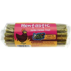 HENTASTIC JUMBO CHICKEN TREAT MINT, OREGANO,GARLIC 16OZ
