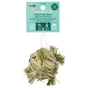 Oxbow Crazy Hay Ball Enriched Life