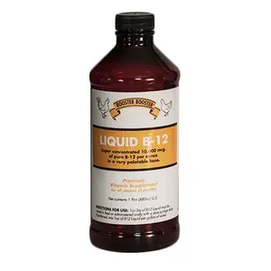 Rooster Booster Liquid B-12 for Poultry 16-oz
