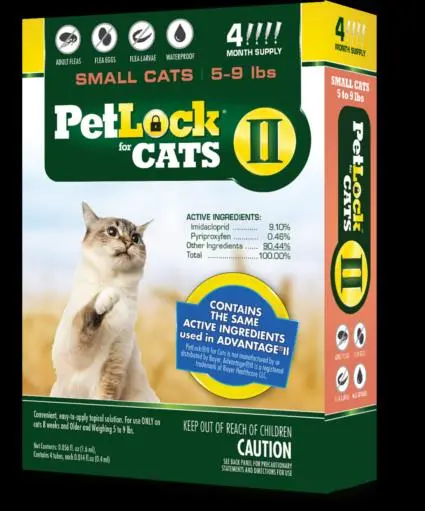 Petlock Duo Flea Control for Small Cats