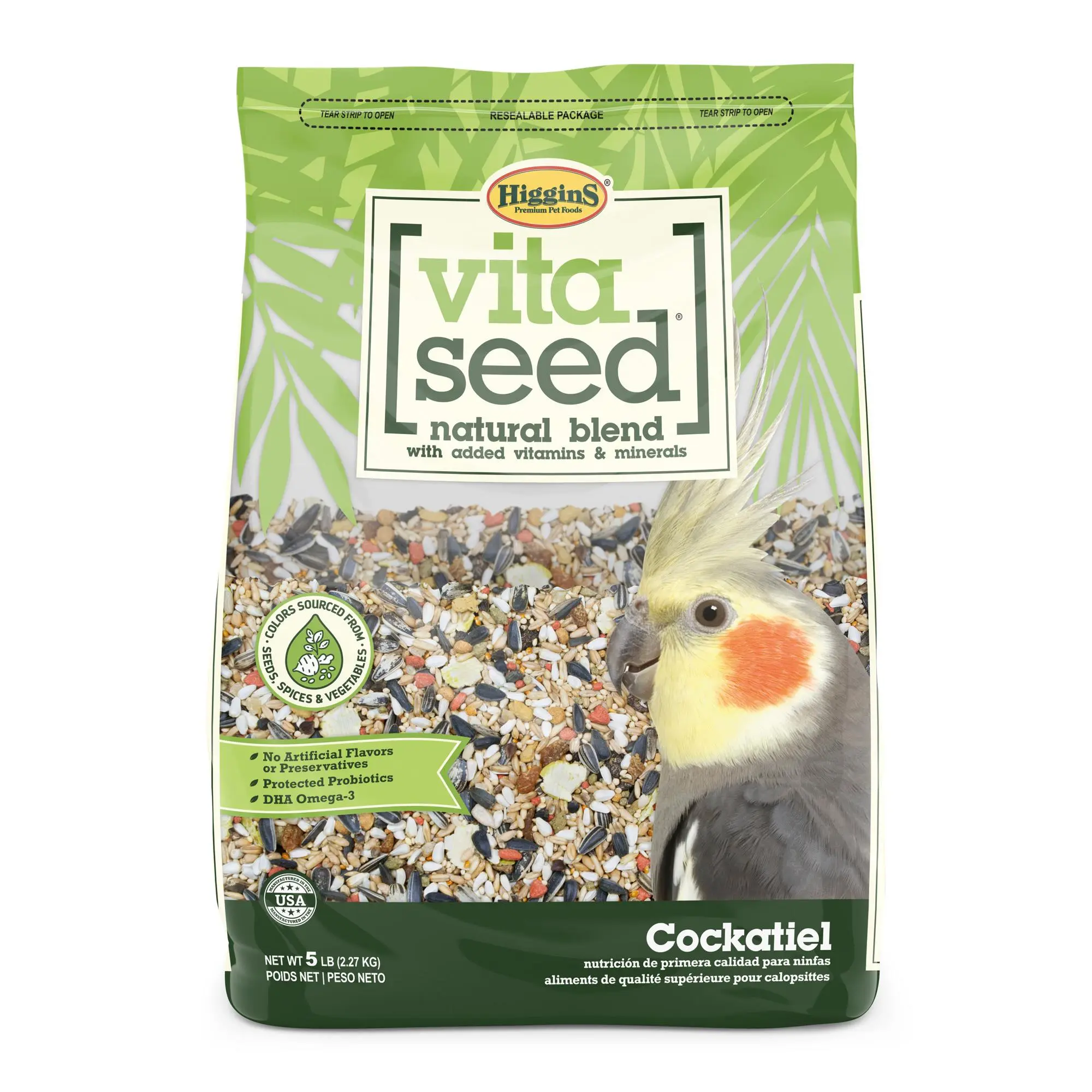 5 lb Higgins Vita Seed Cockatiel