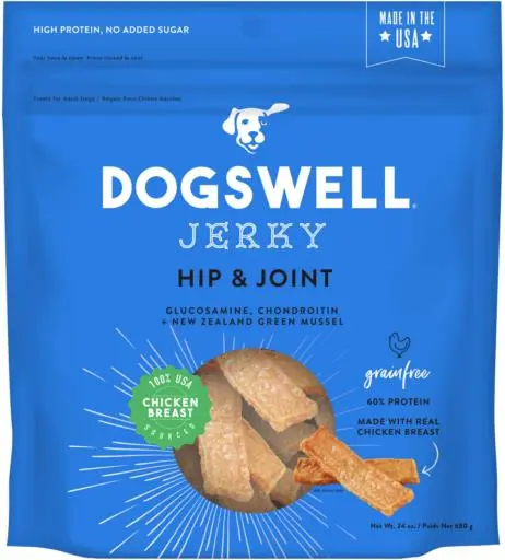 24 oz Dogswell Hip & Joint Grain Free Chicken Jerky