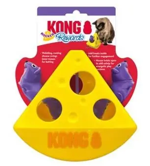 Kong Rewards Rocker Cheese Cat Toy