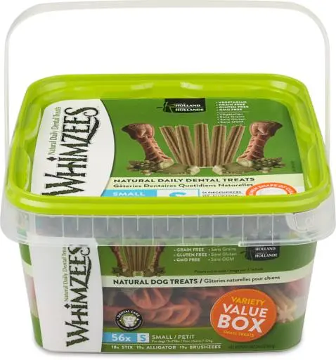 Whimzees Dental Chew Variety Pack Small 56 Count