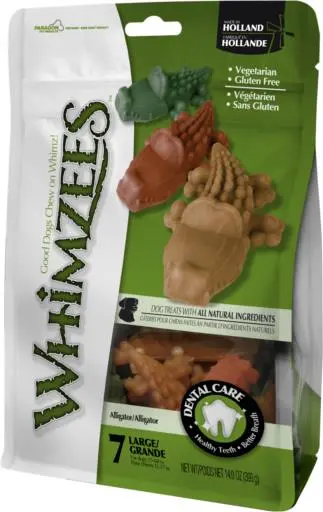 Whimzees Large Gator Dental Chew 12.7 oz