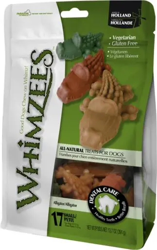 Whimzees Small Gator Dental Chew 17 Count