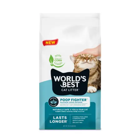 World's Best Cat Litter Poop Fighter 15 lb