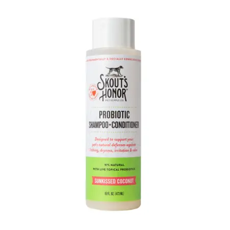 Skout's Honor Dog Grooming Shampoo + Conditioner Coconut 16 oz
