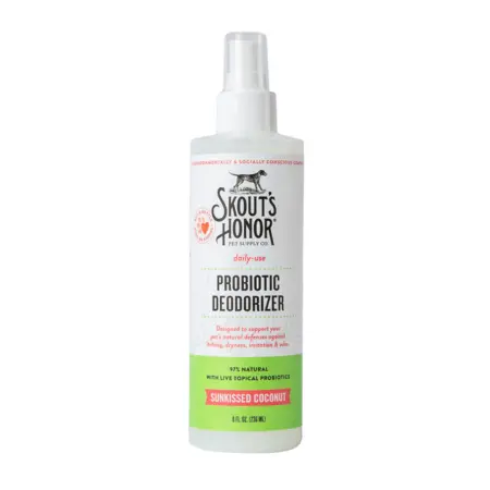 Skout's Honor Dog Grooming Probiotic Deodorizer Coconut 8 oz