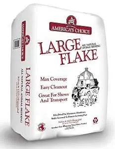 America's Choice Large Flake Animal Bedding, Softwood, Natural