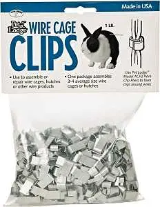 Miller Cage Clip, Ferrule, Metal, For: Acp2 Pet Lodge Wire Clip Pliers, 14 - 16 Ga Wire Panels