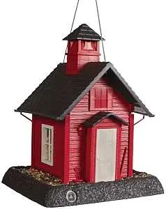 North States Hopper Bird Feeder, School House, 5 lb