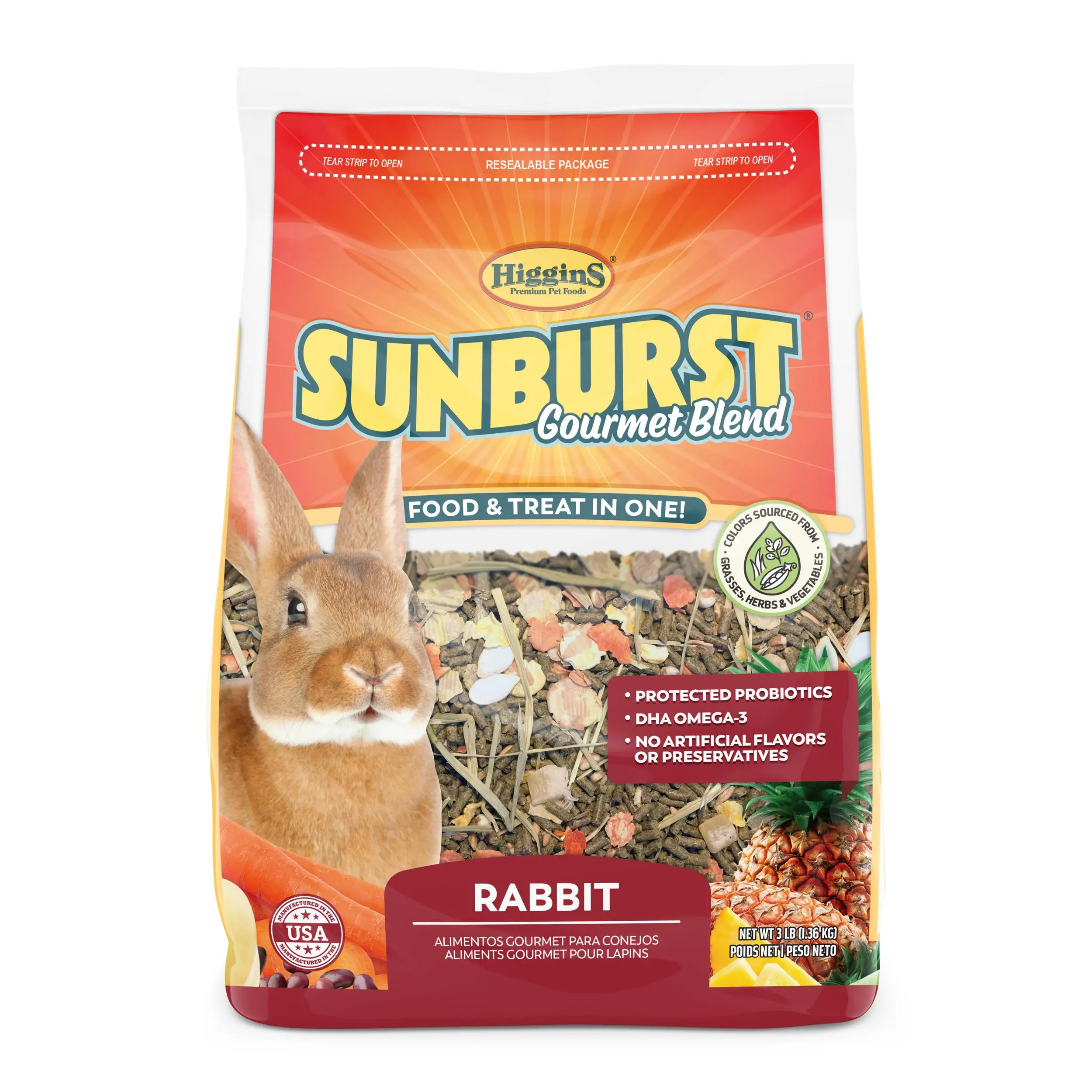 3 lb Higgins Sunburst Rabbit