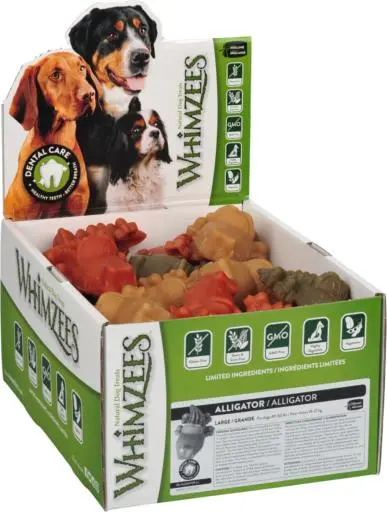 Whimzees Gator Large 30 Count