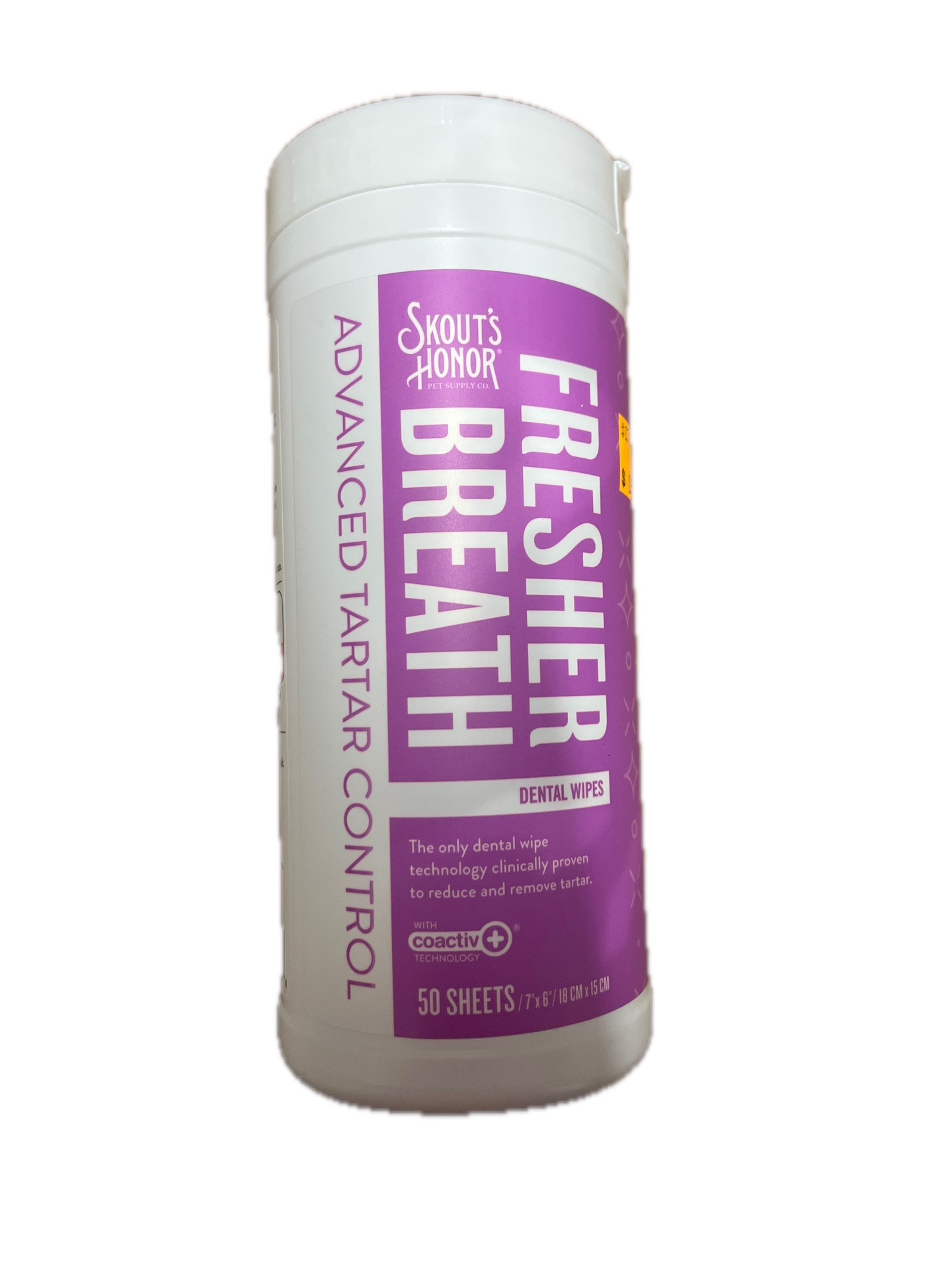 Skout’s Honor Fresher Breath Dental Wipes 50 Count