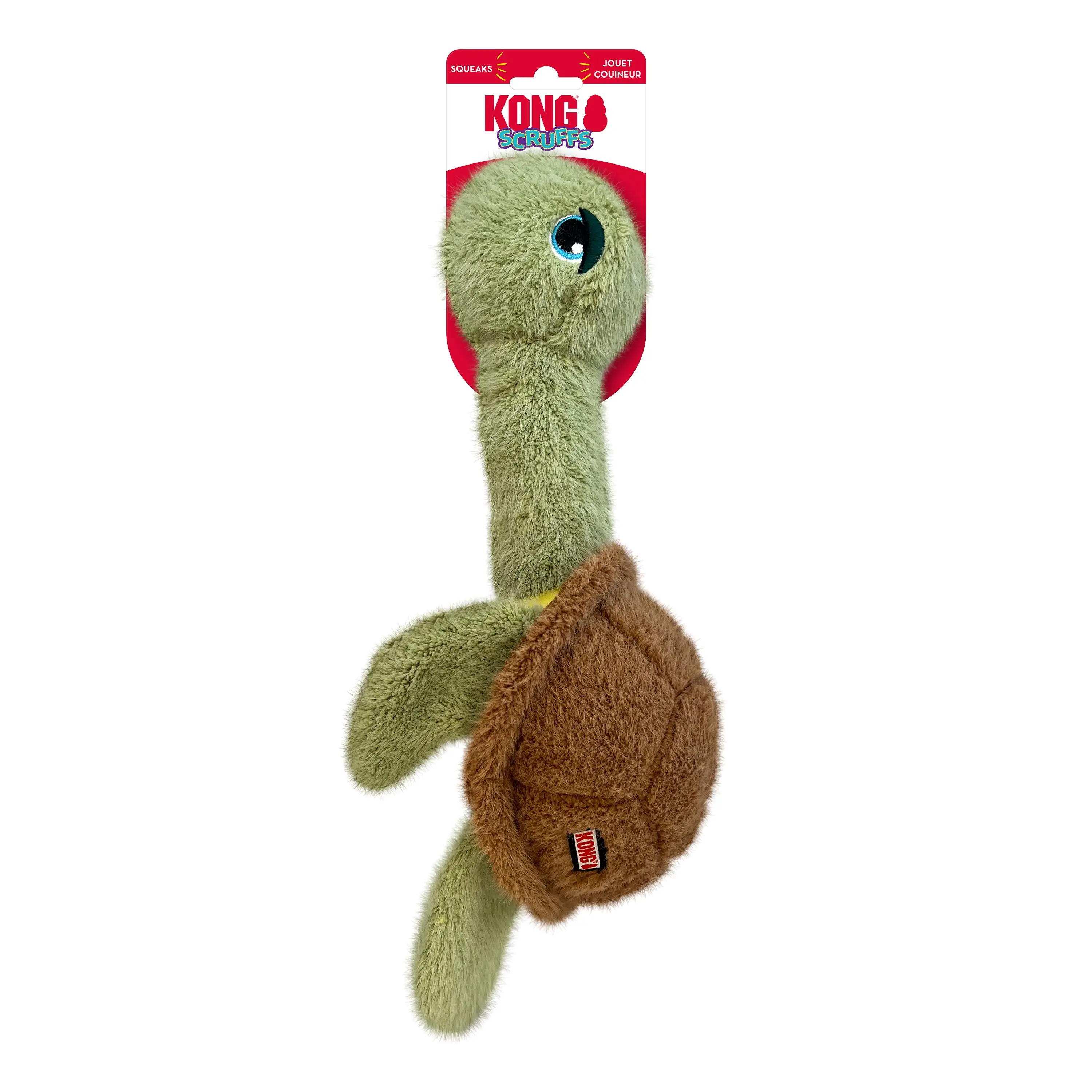 Kong Scruffs Turtle Dog Toy Medium / Large