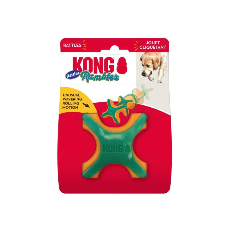 Kong Rambler Rattlez X-Ball Dog Toy Large
