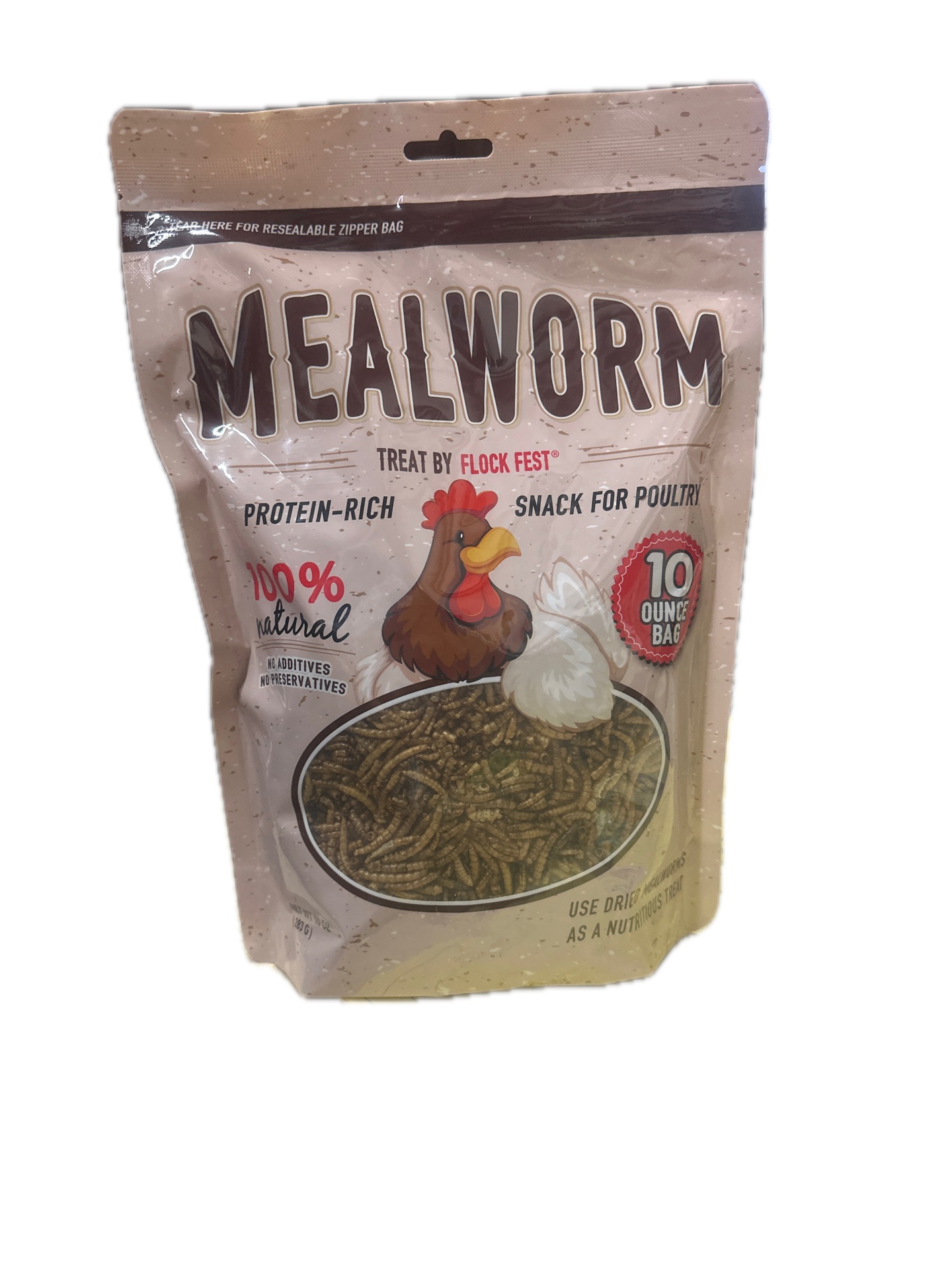 Flock Fest Dried Mealworms 10 oz