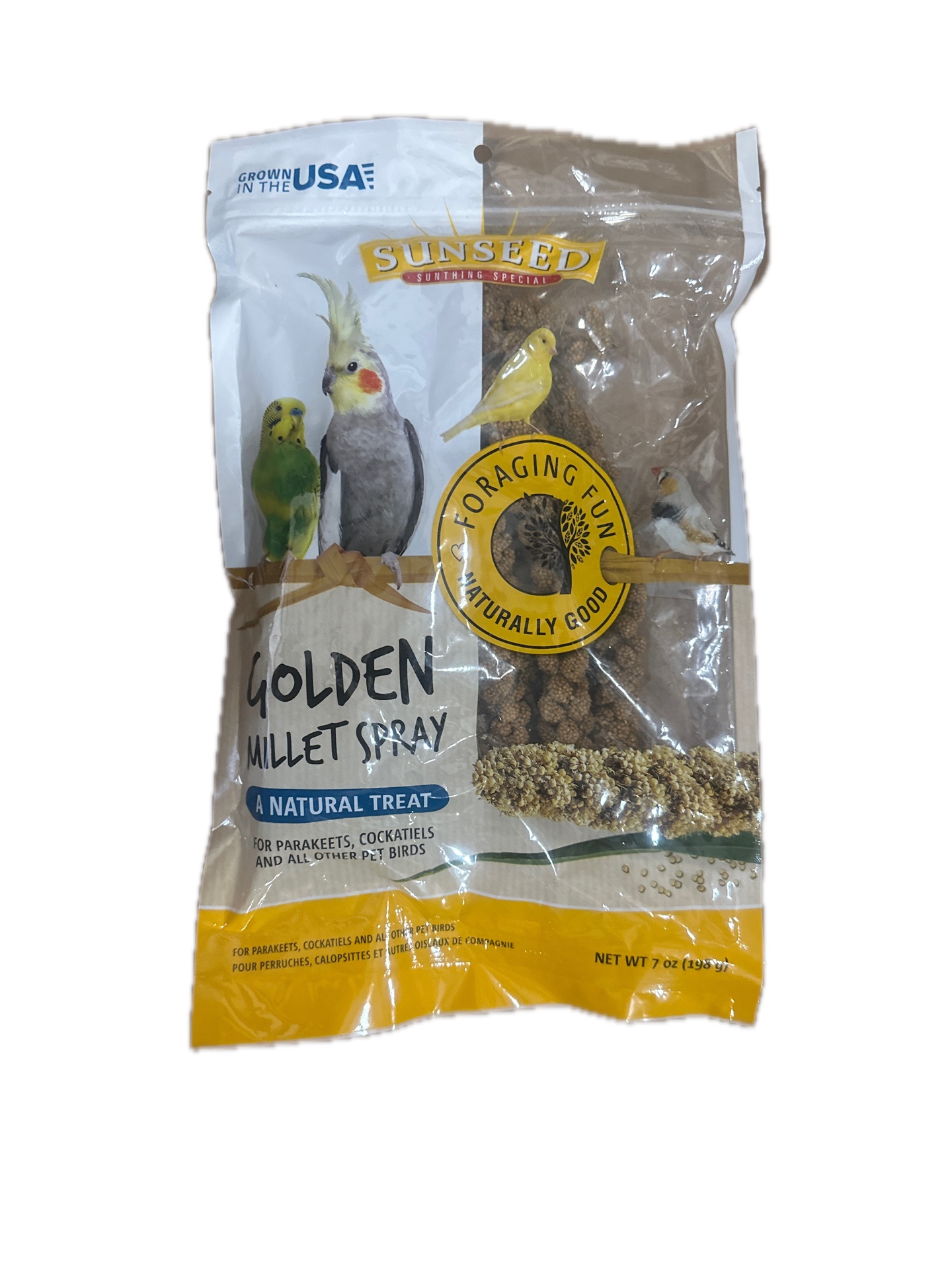 Sunseed Golden Millet Spray, 7 oz