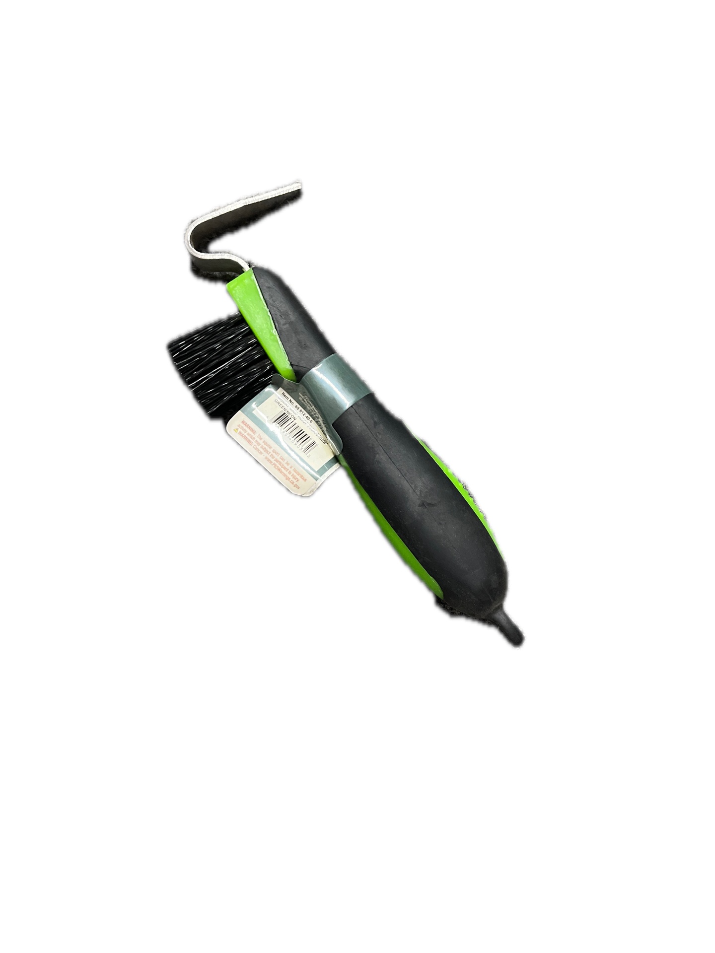 Tough1 Great Grip Hoof Pick / Brush Green / Neon